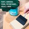 4 inch Foam Sponge Wood Handle Paint Brush Set (Value Pack of 10) - Lightweight, durable and great for Acrylics, Stains, Varnishes, Crafts, Art